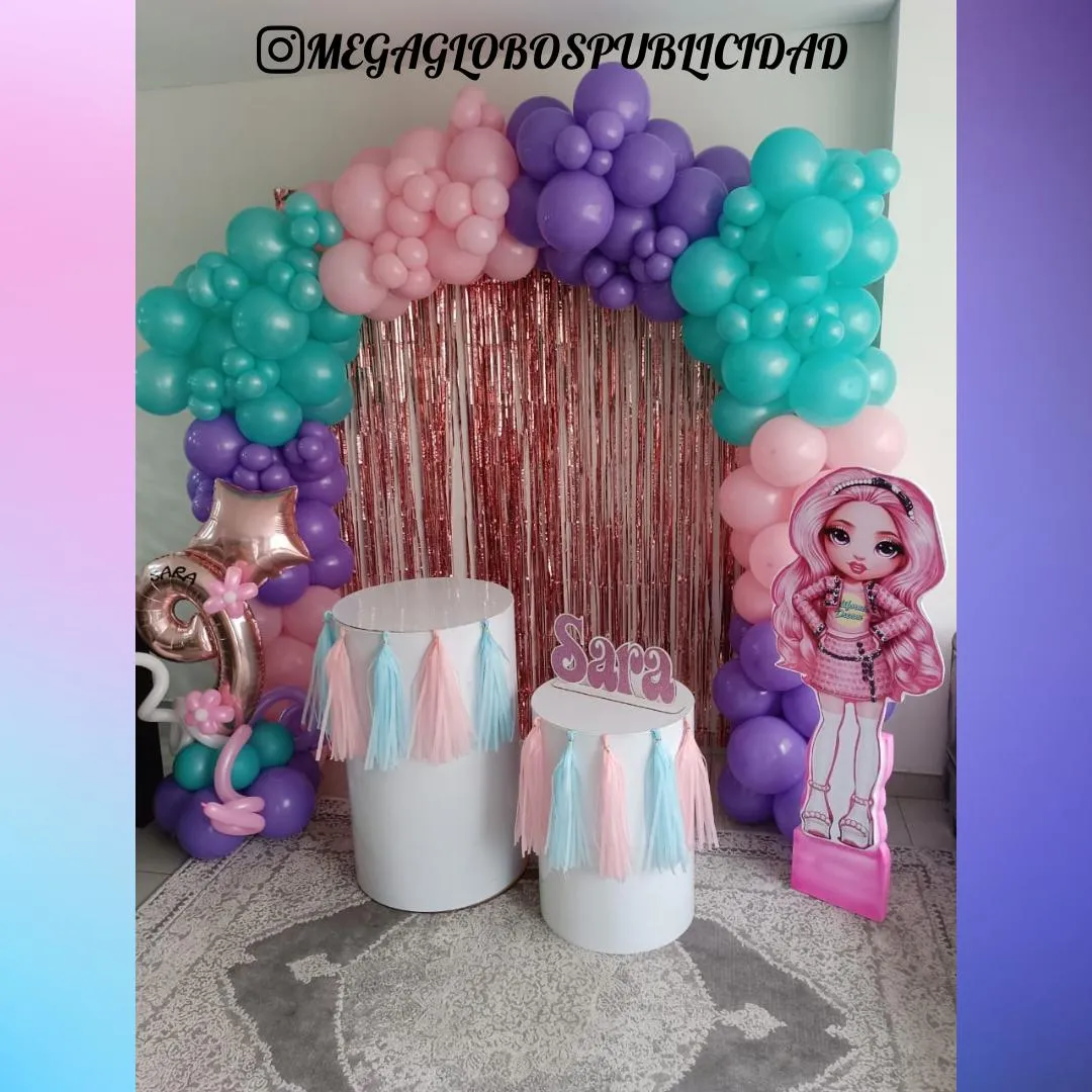 Decoración con globos para baby shower en Benidorm